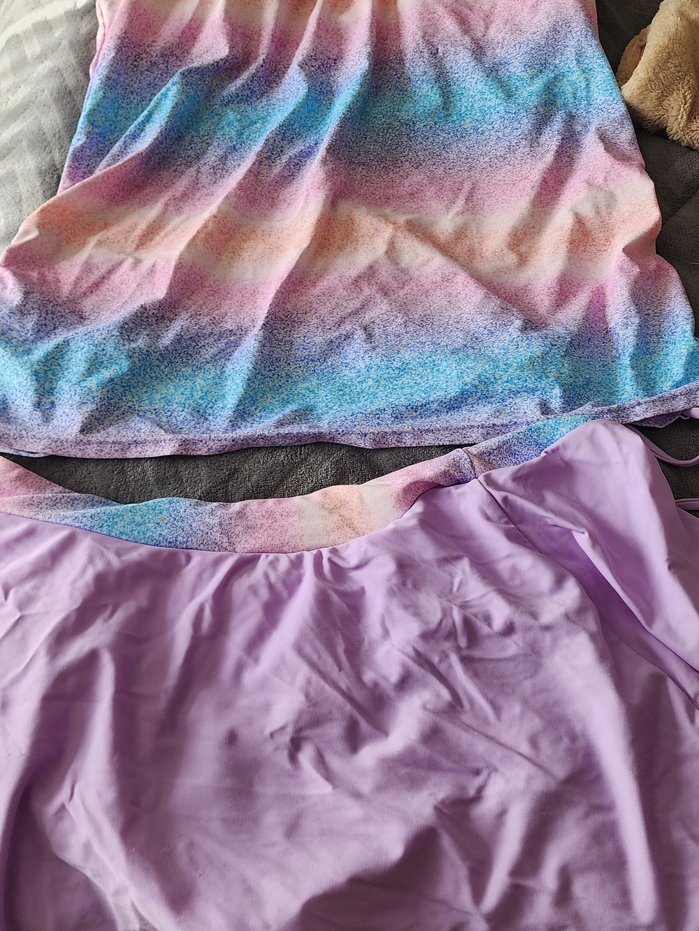 Lavender & Pastel Tie-Dye Sleep Set - Women Intimates